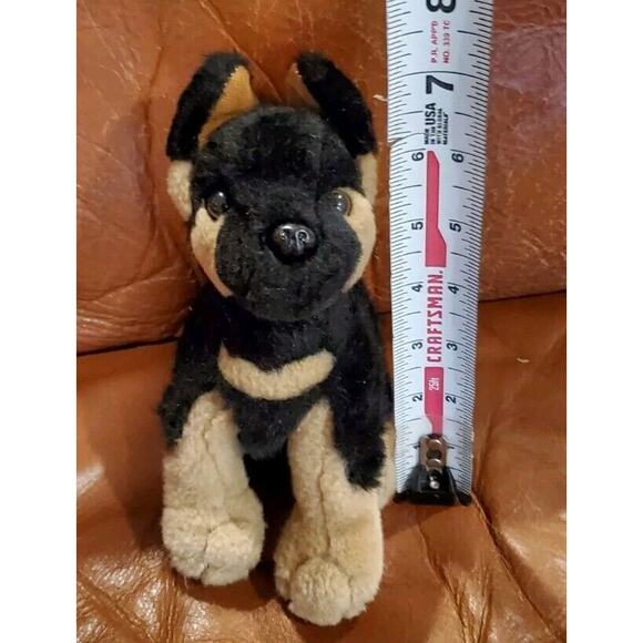 6 In Nintendogs German Shepherd Rottweiler Puppy Dog Swivel Head Stuffed Animal - Picture 9 of 11